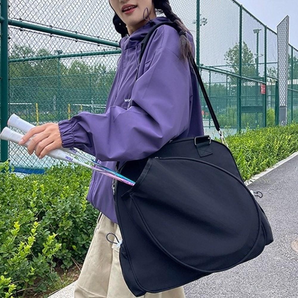 Waterproof Tennis Racket Bag Large Capacity Pickleball Racket Bag Badminton Bag  Women