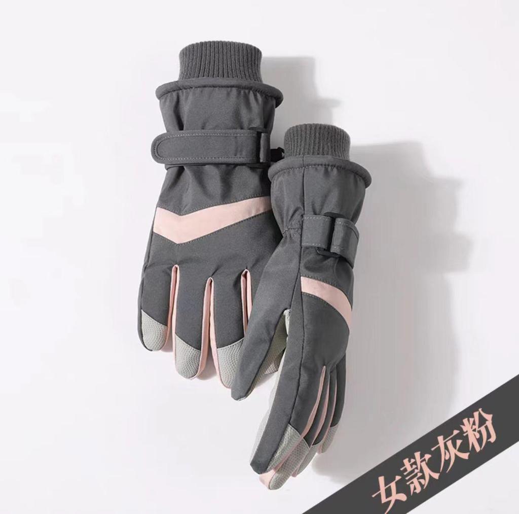 Unisex Ski Gloves: Warm, Waterproof, Fleece-Lined for Outdoor Snow Play, Cold Protection, Travel, Japanese Style, Cycling.