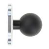 Aluminum Alloy Square Mounting Base with 1 Inch Ball for Head Mount for Zumo 400/450/500/550/660 Rider GPS for Motorcycl