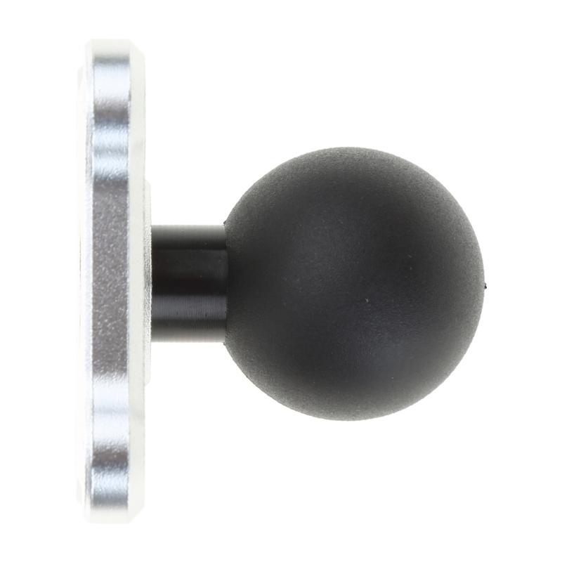 Aluminum Alloy Square Mounting Base with 1 Inch Ball for Head Mount for Zumo 400/450/500/550/660 Rider GPS for Motorcycl