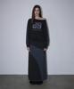 ROUGHTYPE Trackline Off-Shoulder Sweatshirt - Black