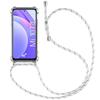 Case - E.F.CONNECTION - for Xiaomi Mi 10T Lite - Soft TPU - Scratch Protection - Adjustable White Cord