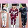 Weiches Outfit für Kleinkinder, Kinder, Babymädchen, mit lustigem Design und hellem Aufdruck