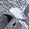 A.JAZZ Gaming Mouse Lightweight 3-Mode 2.4G/BT/Wired Type-C 1000Hz DPI400-12800 6-Level White