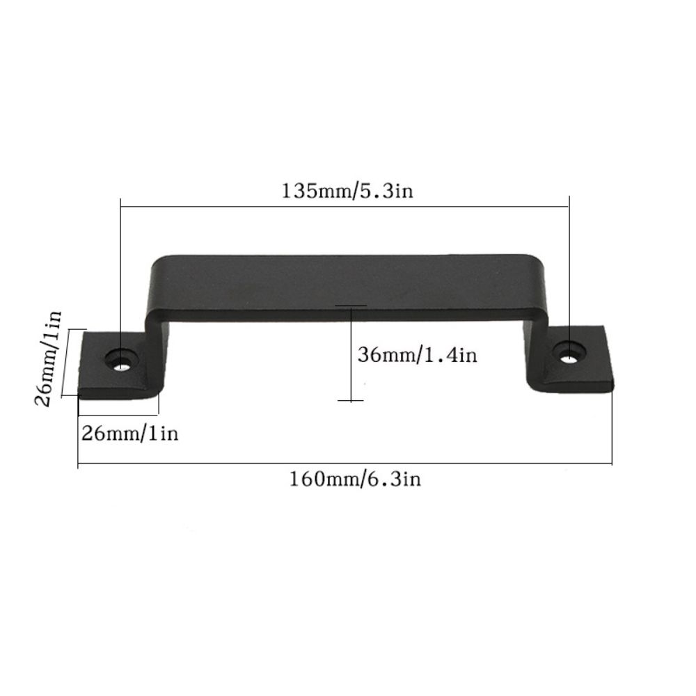 

2 шт. винтажный стиль мебельная ручка фурнитура ворота фурнитура комплект дверная ручка комплект для шкафа 160mm чёрный