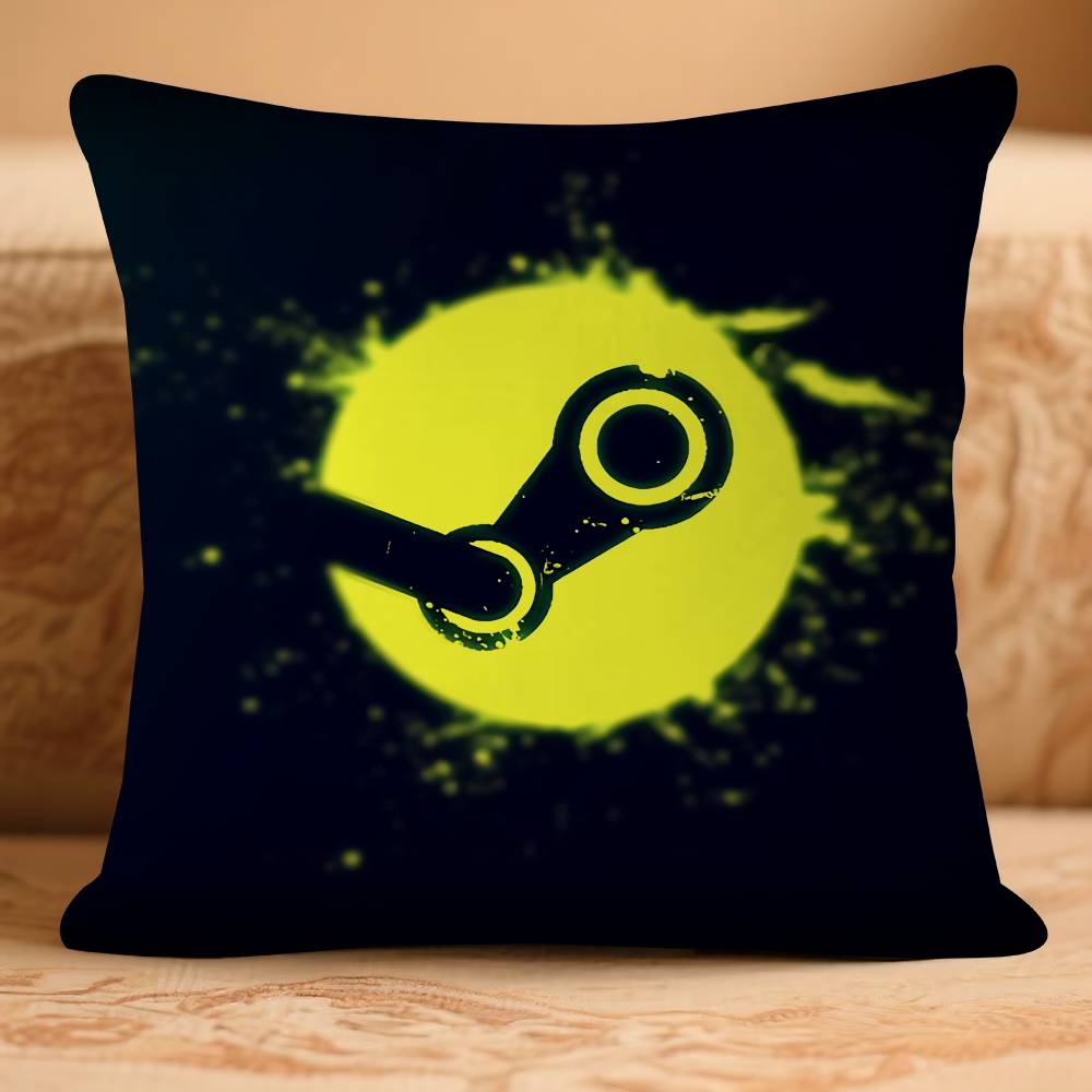 S-steam Logo Povlak na polštář Potah na polštář na pohovku Dekorace do domácnosti Dětský dárek