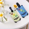 New Soft Rubber Luggage Tag Anti-lost Writing Logistics Identification Boarding Pass Suitcase Name Tag Silicone Luggage Tag
