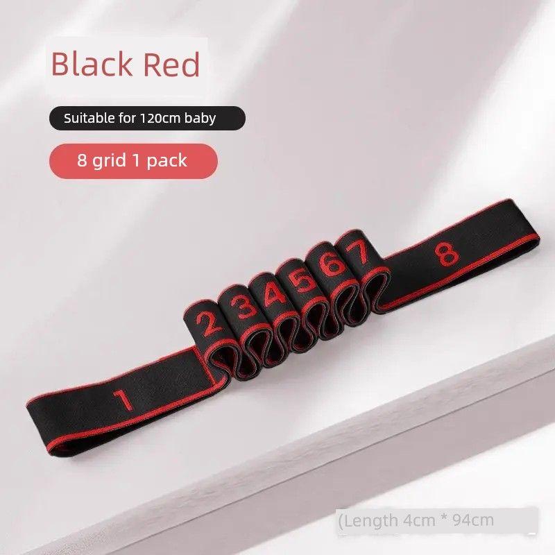 

Dance Yoga Segmented Stretch Band Tension Band Digital Kids Resistance Stretch Exercise Strength Training Stretch Band Black Red -1 Pack [8th Gear]]