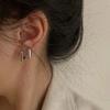Gold Square Earrings Niche Earrings Female Minimalist Unique Earrings Buckle Earrings Sleep Do Not Need To Take Off The Geometric Wind Casual Daily