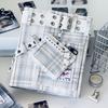 Y2K Denim Checkered A5 Photo Album - 4 Pocket Pages for For Kpop Idol Photocards, Polaroids & Instax Photo Storage