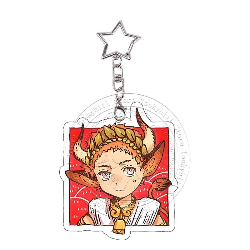 Heksenhoed Atelier Cartoon Acryl Sleutelhanger Kawaii Student Gagaga Qifrey Prachtige Sleutelhanger Karakters Hanger Verjaardagscadeau