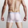 Atmungsaktive, dünne Unterhosen für Jugendliche, Shorts, Mesh-Boxershorts für Herren, sportliche, ausgehöhlte Sommerboxershorts aus Eisseide