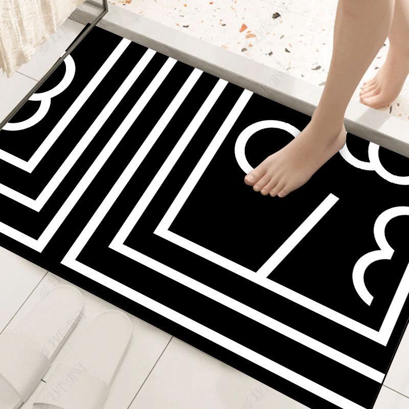 Diatom Mud Non-Slip Quick-Dry Bathroom Floor Mats