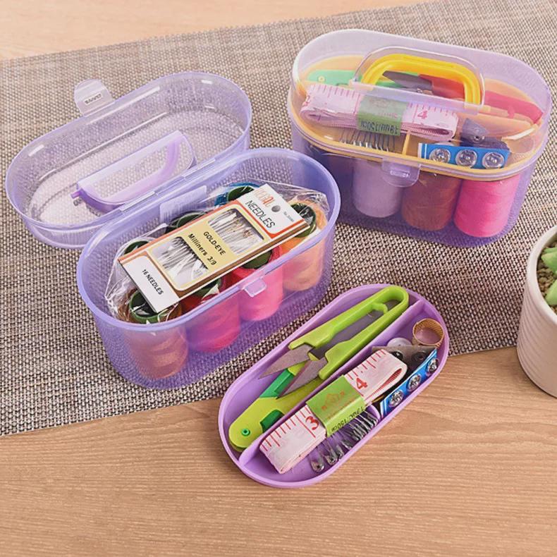 10-Piece Portable Sewing Kit with Multifunctional Storage