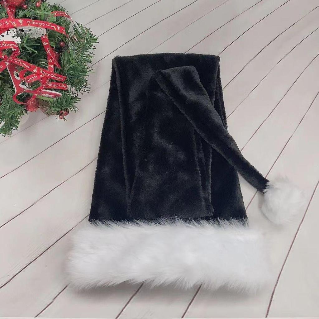 1.5m Red & Blue Adult Christmas Hat - Extended Long Plush Design