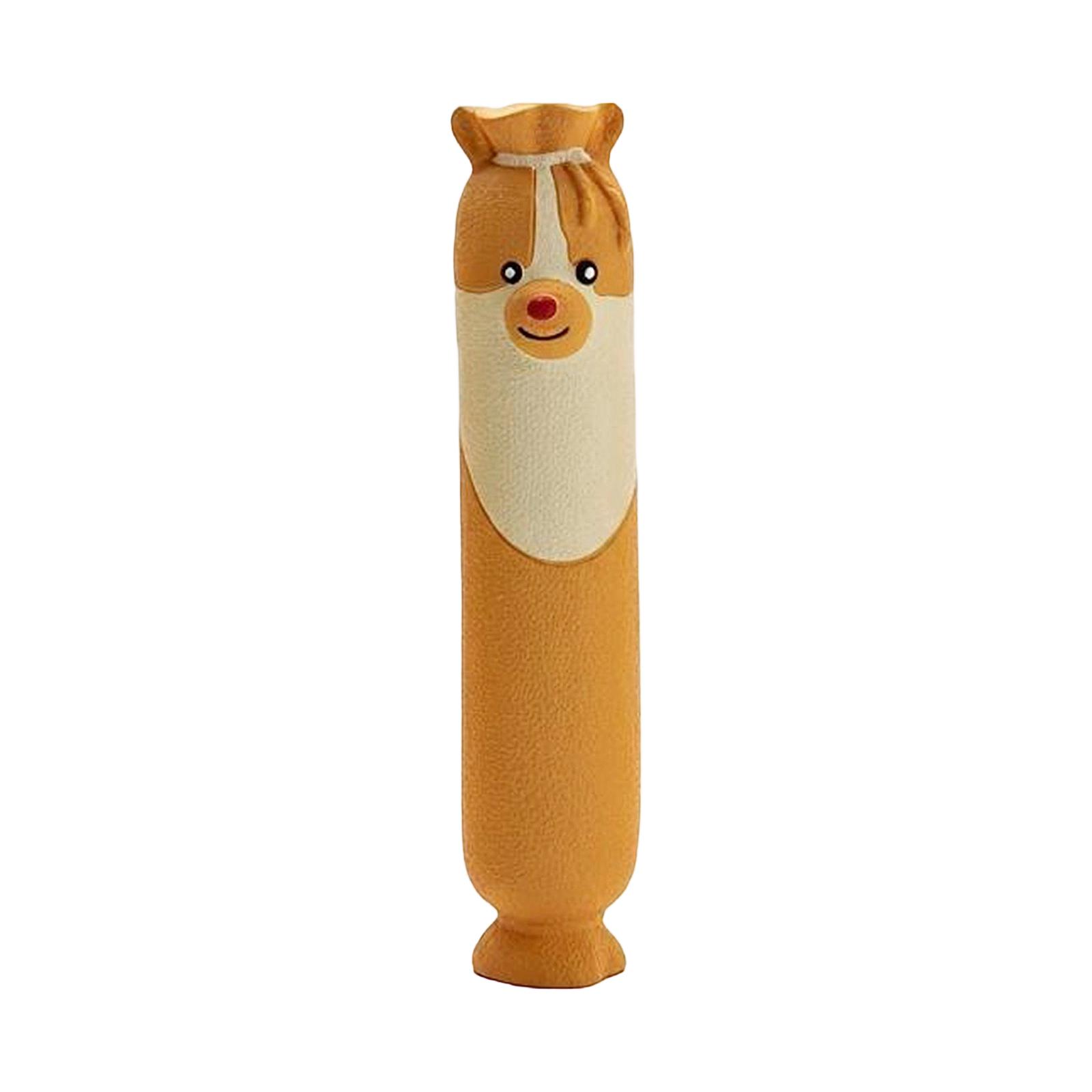 Latex Sausage Dog Chew Toy - Interactive, Soft &  Pet Toy For Puppies & Senior Dogs One Size