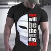 Summer Lnteresting Skeleton Picture T Shirts for Men Casual 3D Print Tees Hip Hop Personality Round NecCk Short Sleeve Tops