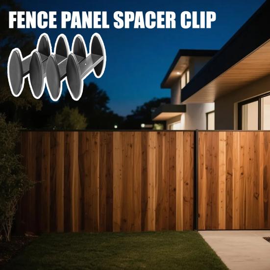 4Pcs Fence Board Fixing Clips Stainless Steel Fence Panel Concrete Base Spacer Fence Hardware Reduces Moisture Rot for DIY Fence Installation