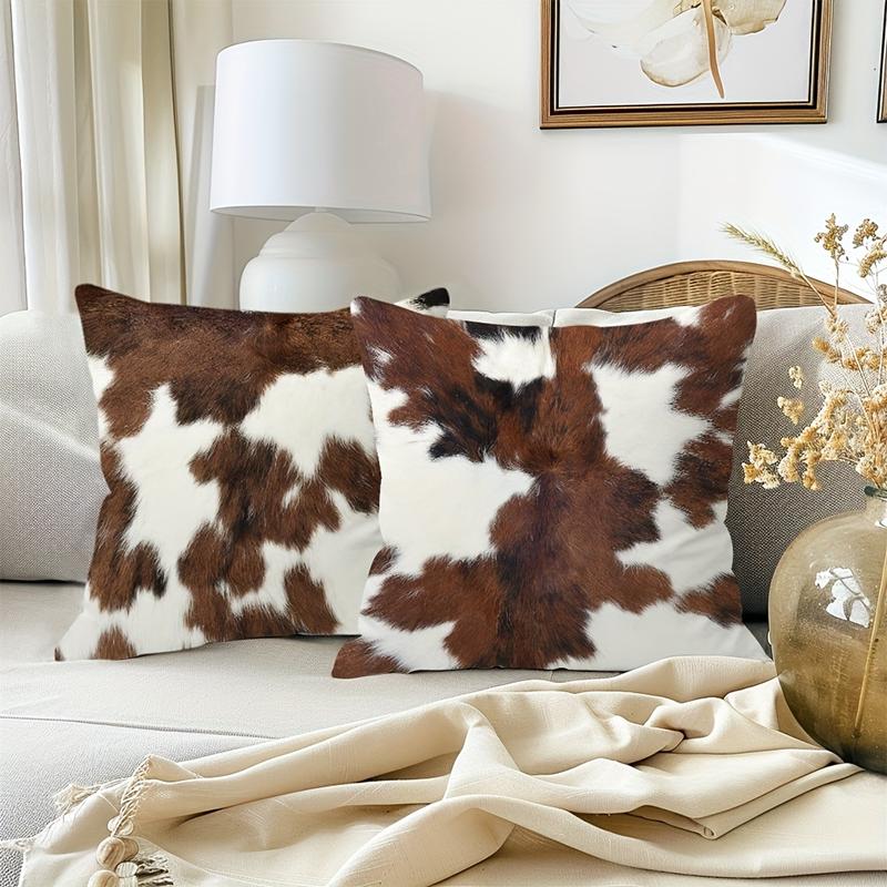 Cow Pattern Decorative Cushions For Cozy Home Polyester pillowcase, sofa decorative cushion cov Headboard Pillow