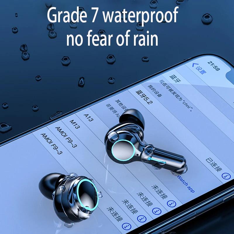 M21 TWS Wireless Headphones Couple Noise Canceling Bluetooth Earphones 9D Stereo Sports Waterproof Four Earbuds Headset With Mic