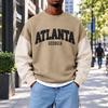 Men's Fashion Crewneck Sweatshirt Casual Pullover Top for Everyday Wear