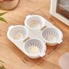 Microwave Egg Poacher Perfect Double Egg Poacher Easy Double-Cup Egg Boiler  Spring Egg Mold Kitchen Cooking Gadget Tools