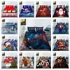 Children Quilt Cover Home Bed Sets with Pillowcase Christmas Printed Bedding Cover Suit with Pillowcase