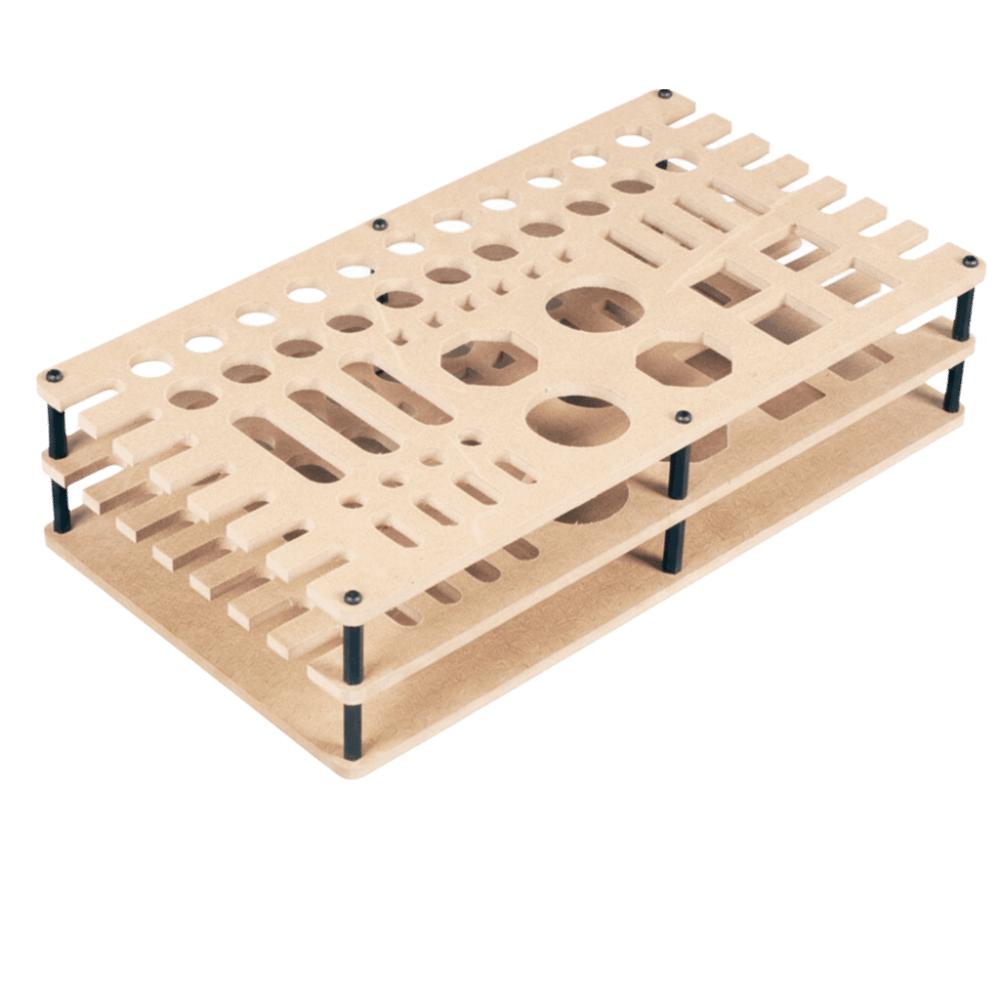 Multi Hole Tool Organizer Rack Black Desktop Tool Rack New Tool Storage Stand  Craft Tools