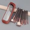 13 coffee makeup brushes with bag set, soft hair concealer brush, lip brush, eyeshadow brush, loose powder brush, detail brush, makeup now
