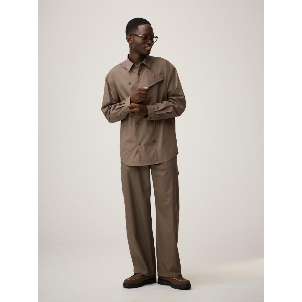 Gu By Uniqlo Barrel Leg Painter Pants Rokh