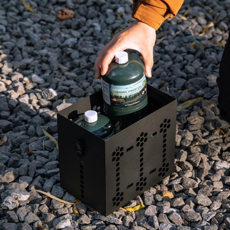 Practical Organizers Bags Multifunctional Gas Stove Canister Pot Carry Bags for Adventurers and Boaters