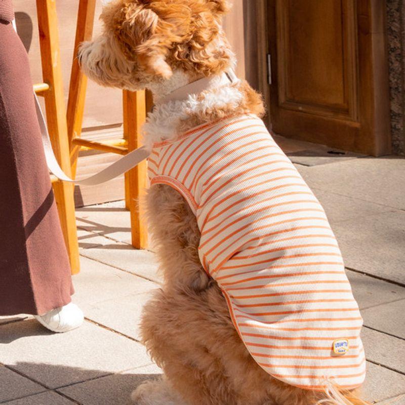 UBUN`TU Daily Stripe Ärmellos Orange