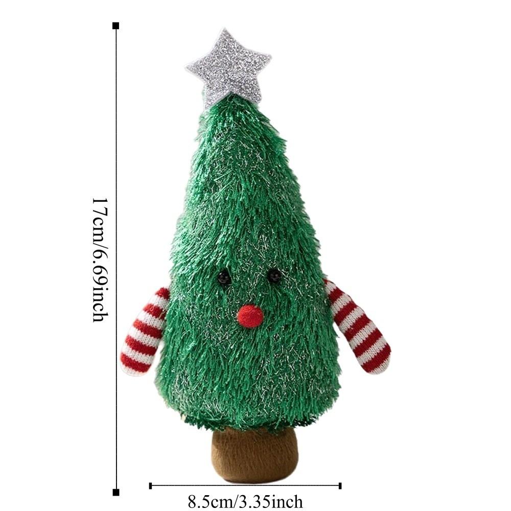 Cartoon Christmas Doll Handmade Xmas Desktop Ornament Cute Christmas Tree Decoration  Hotel