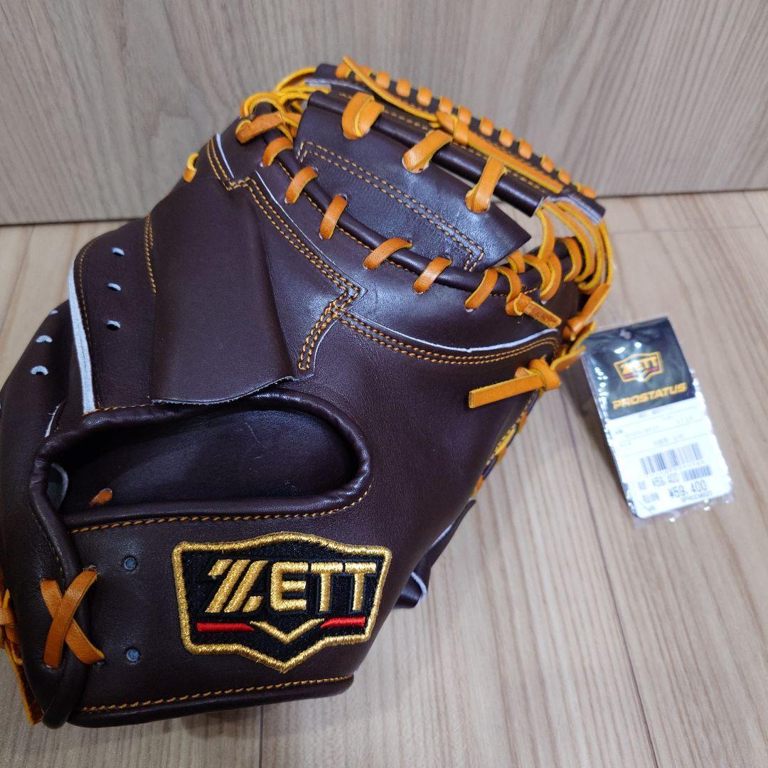 Used ZETT PROSTATUS Hardball Catcher Glove BPROCM620