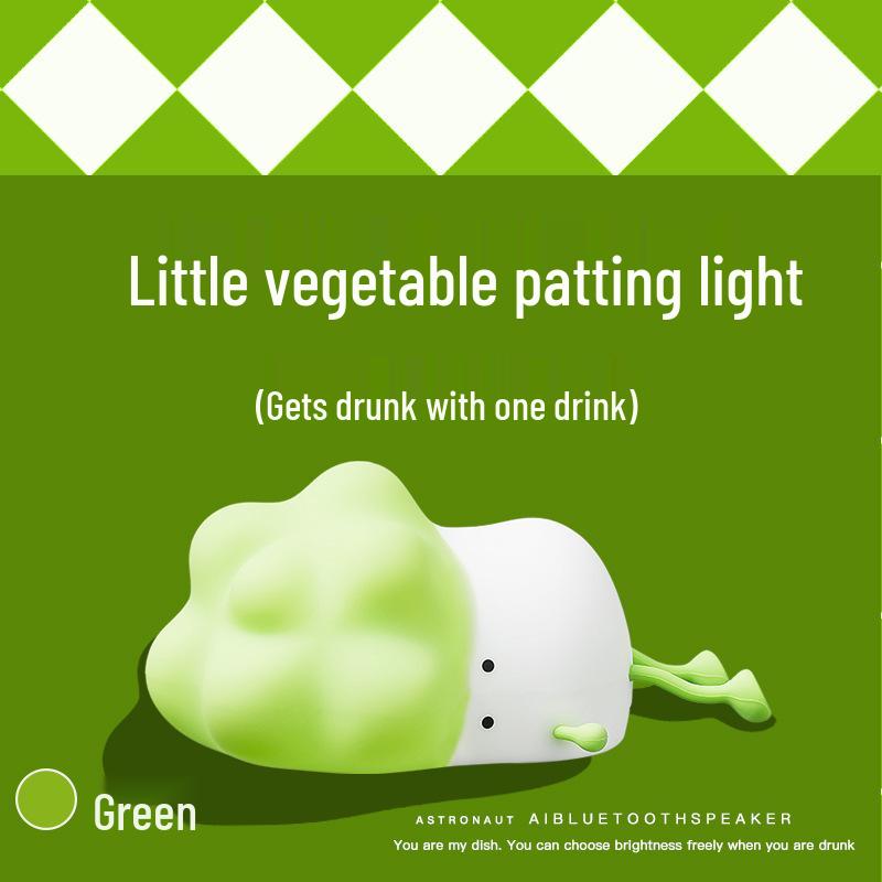 

Мультяшный силиконовый ночник для детей - Дизайн овоща Colorful Light