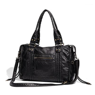 Sac pour femme de grande capacité, sac locomotive, sac bandoulière messager rétro, sac cabas sous le bras, trousse de toilette.