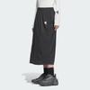 Adidas FOS Series Future Style Woven Skirt Water-Resistant Comfortable Casual Long Skirt Women Skirts Carbon-Black JM4268