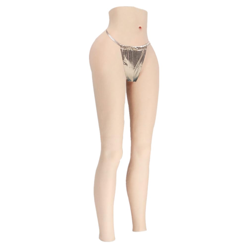 Silicone Pants for Feminized Feminine Cropped Natural Skin Tone [Sinken] Crossdressing, Male, Features, Length,