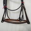 Premium Designer Leather English Bridle with Tan Padding.