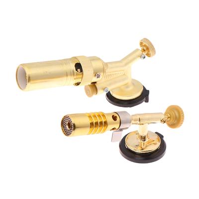 1PC Gold Gas Burner Welding Torch Portable Blowtorch Copper High Temperature Brass Gas Torch Brazing Solder Welding Plumb Tools