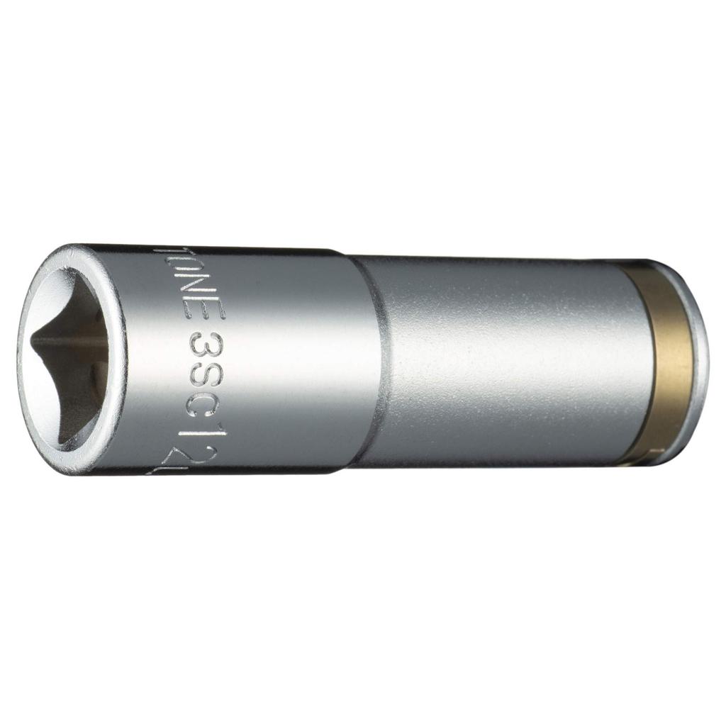 TONE Nut Catch Deep Socket Drive Angle Width Across Flats 12mm (hexagonal) 3SC-12L 9.5mm (3/8")