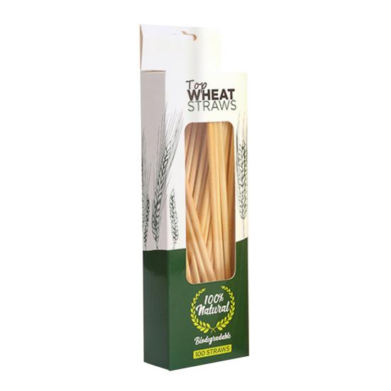 

100 шт. Биоразлагаемые Одноразовые Питьевые Соломинки Бар Кухня Посуда для Напитков