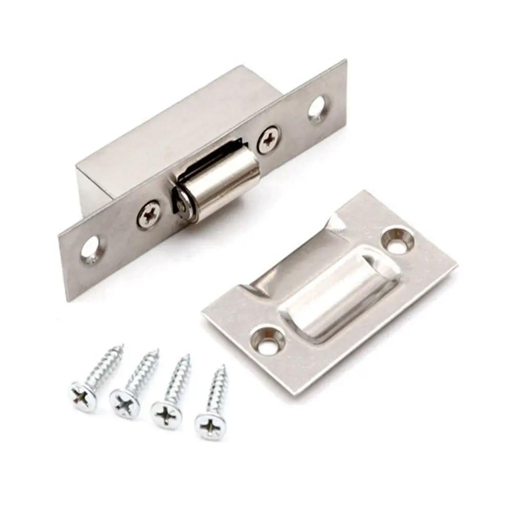 New Stainless Steel Door touch bead Furniture Hardware Door Latches High-quality Latch Lock Cupboard Cabinet