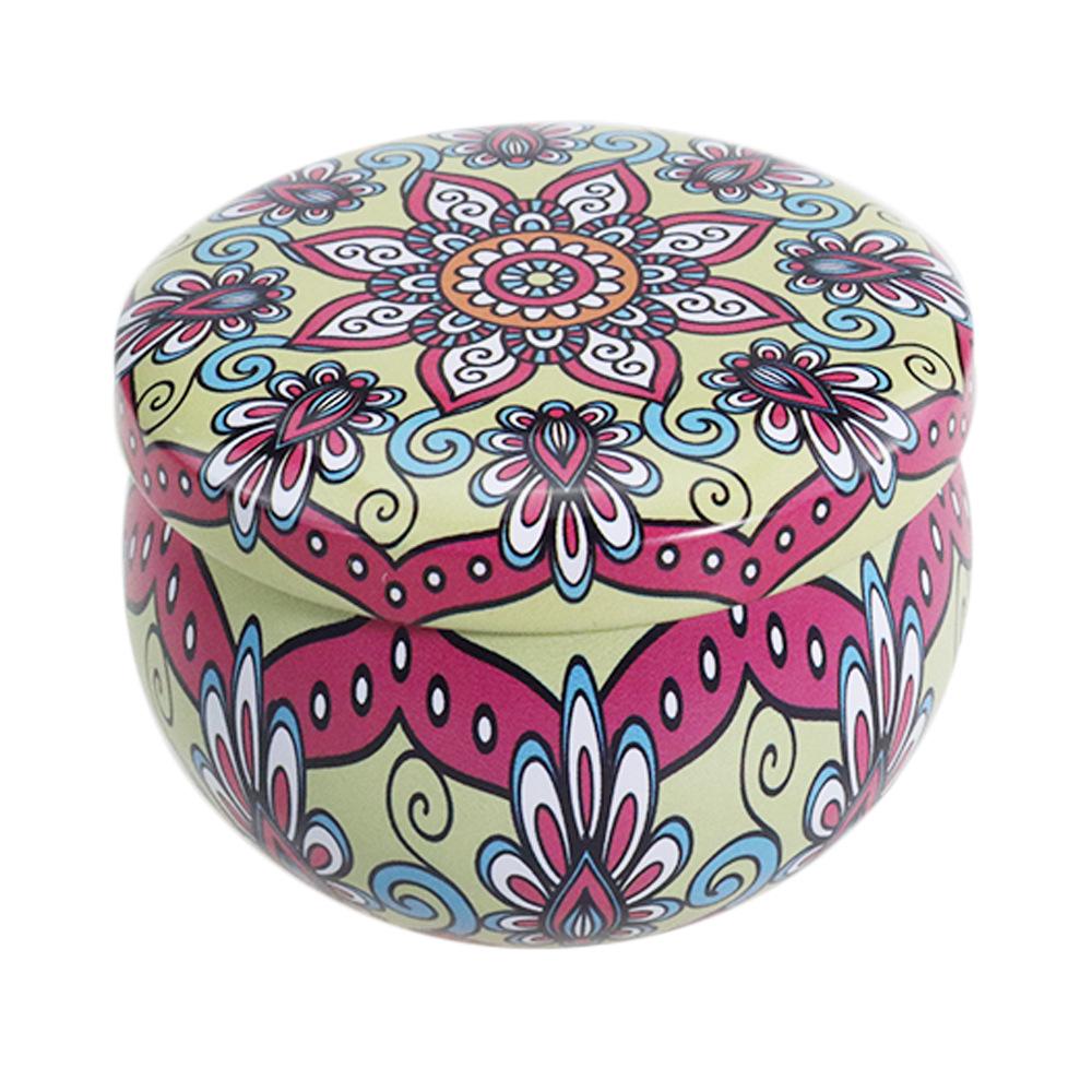 2.2 Oz Tea Pear Paste Candy Tin Gift Box with Candle Can Storage