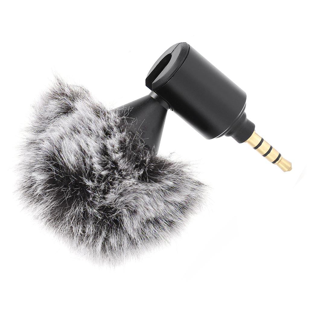 Mini 3.5mm Plug and Play Cardioid Microphone for Mobile Phone DSLR Camera Camcorders