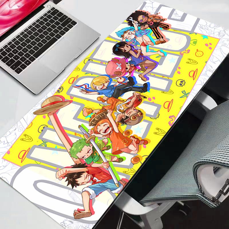 Anime Pad Mouse One Piece HD Print Computer Gamer Locking Edge Mousepad XXL Keyboard PC Mice Mats For Csgo Durable
