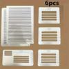 1 Set 6 Pcs of Paper Crafting Templates with Rulers - Perfect for Invitations, Greeting Cards, and Calligraphy Practice