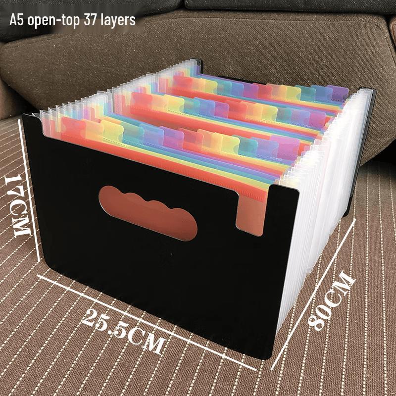 Thickened PP Document Organizer Box