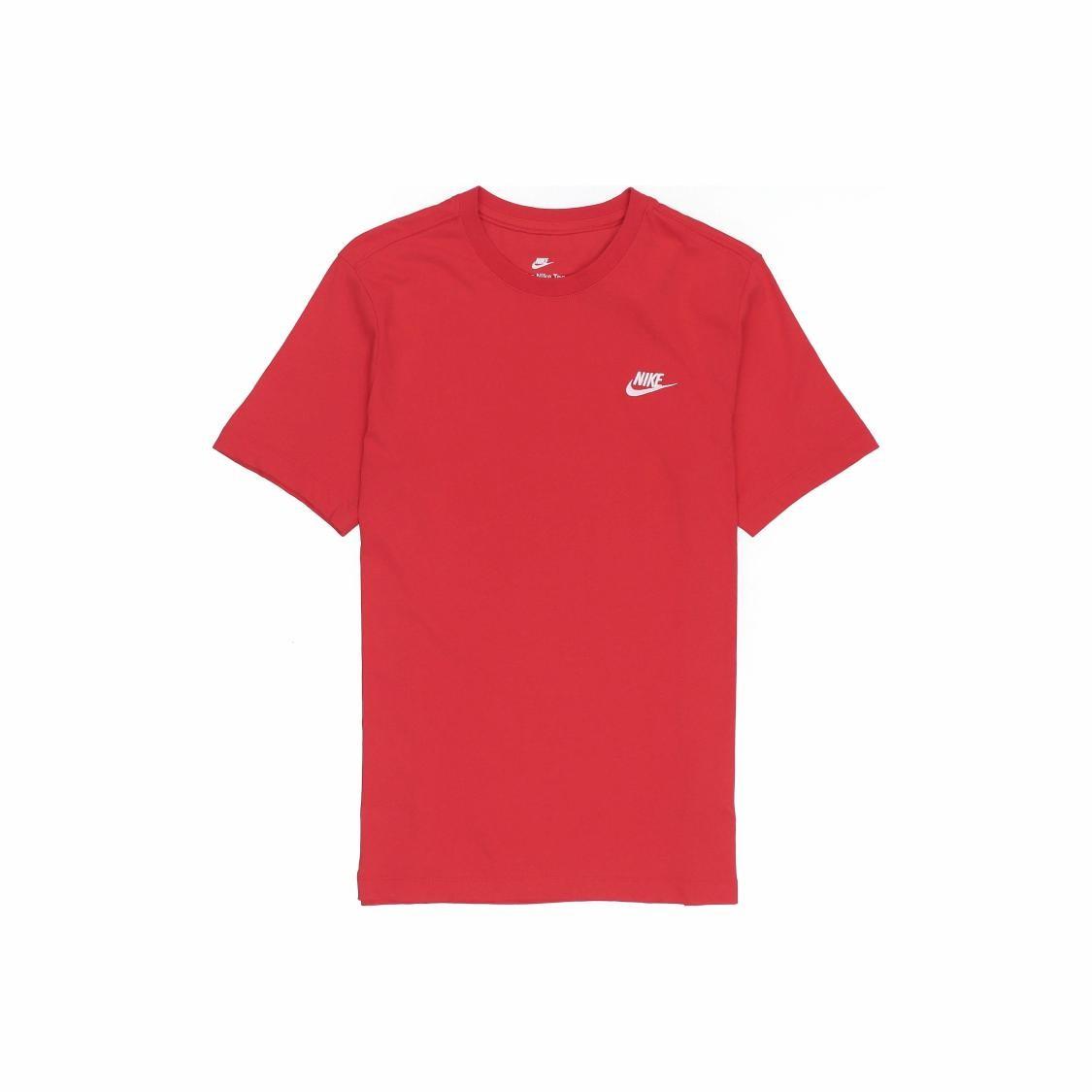 

Nike Embroidered Crew Neck Short Sleeve T-Shirt for Men in Red S