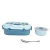 Lunch Box Termico a 3 Scomparti con Ciotola per Zuppa Contenitore per Alimenti Per Viaggio